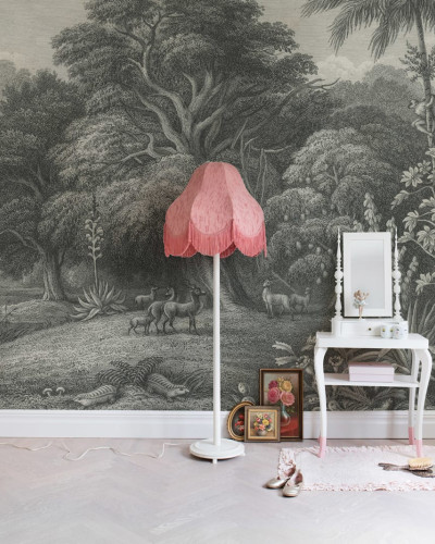 Tapet Jungle Land, Vintage, cu un design vintage inspirat de jungla luxurianta