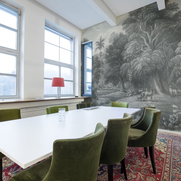 Tapet Jungle Land, Vintage, cu un design vintage inspirat de jungla luxurianta