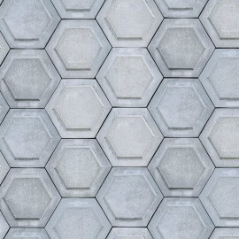 Fototapet Concrete Hexagon, personalizat, Rebel Walls