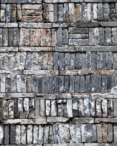 Tapet cu model de caramida veche, Stacked Bricks