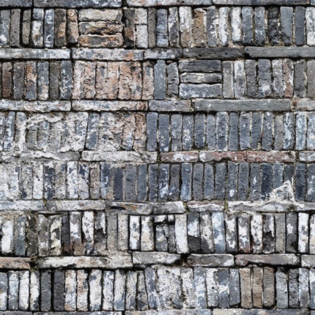 Tapet cu model de caramida veche, Stacked Bricks