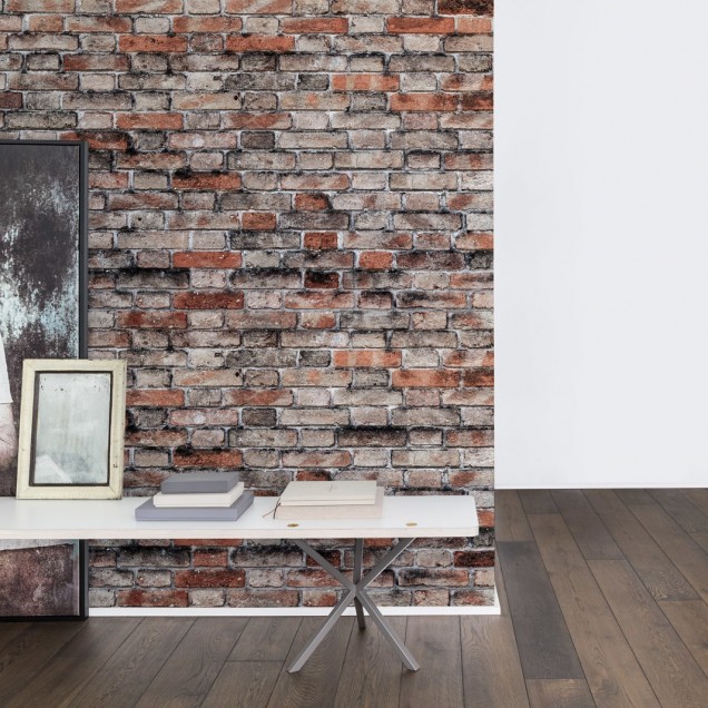Tapet Brickwork, un design modern industrial cu un aspect realist de cărămidă