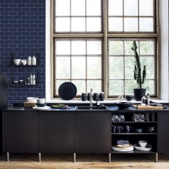 Fototapet Bistro Tiles, Royal Blue, personalizat, Rebel Walls
