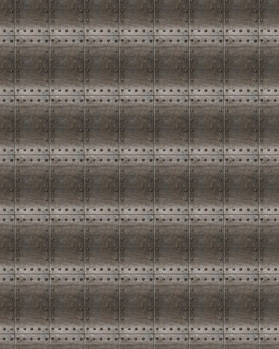 Tapet Riveted Tiles - design industrial modern