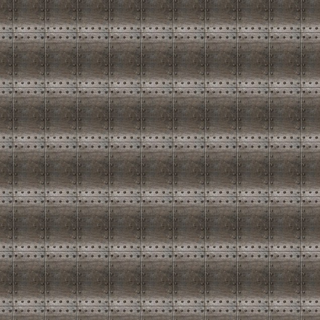 Tapet Riveted Tiles - design industrial modern