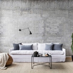 Fototapet Wooden Concrete, personalizat, Rebel Walls