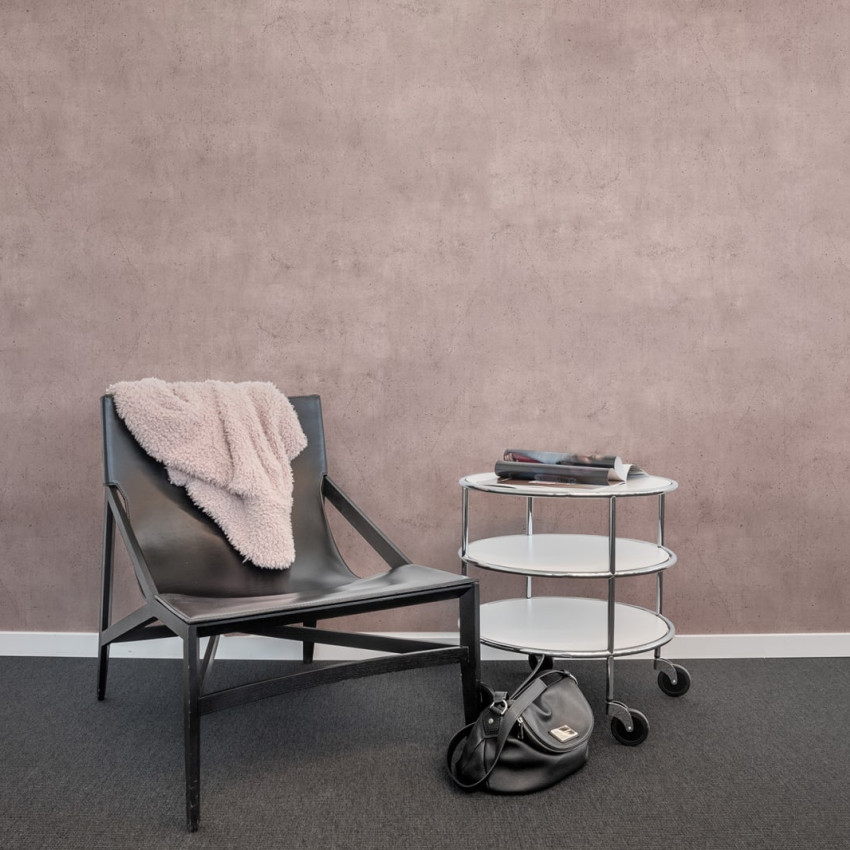 Tapet cu textura cimentului, perfect pentru un design minimalist.