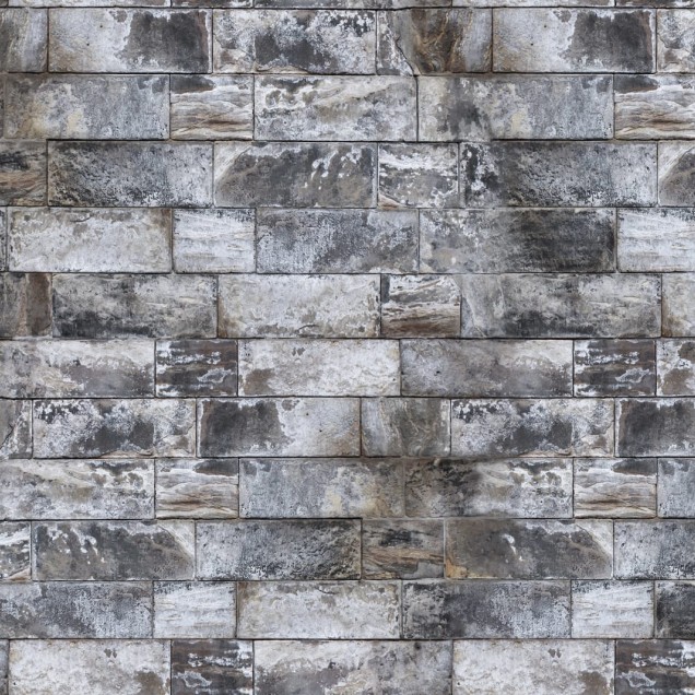 Tapet Block Wall - aspect de piatră