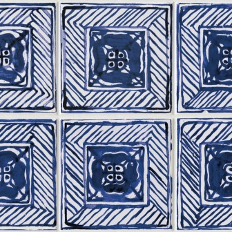 Fototapet Rebel Walls RBW-R15081. Conține culorile: Albastru, Albastru Cobalt, Violet, Violet-Albastru, Alb, Alb Semnal, Negru, Negru Închis, Gri, Gri Argintiu