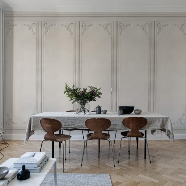 Panouri 3D French Panels, Ashes, tapet decorativ elegant