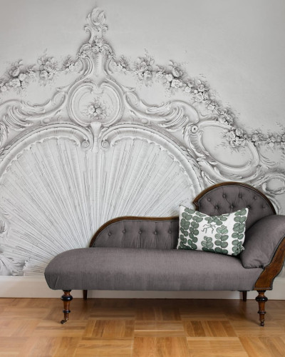 Tapet 3D Stucco Gloria cu un design clasic si elegant, cu un efect 3D realist.