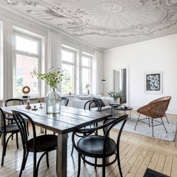 Stucco Gloria, Ceiling, 307x305cm, Rebel Walls