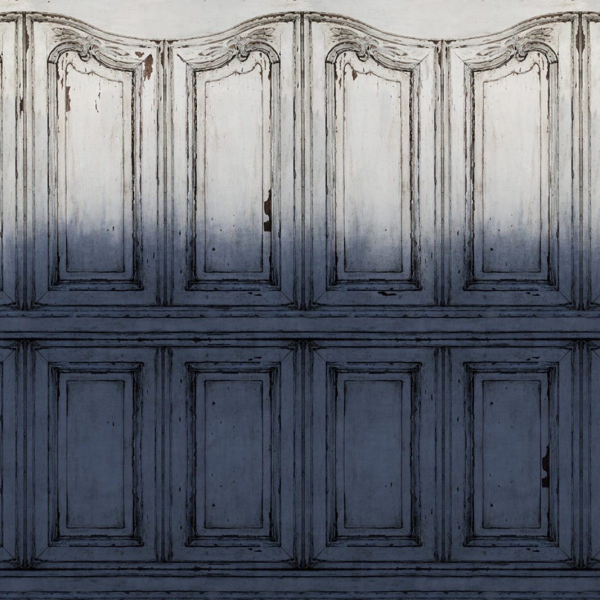 Foto tapet 3D Parisian Panels, Dip Dye Blue, personalizat, Rebel Walls, Fototapet living 