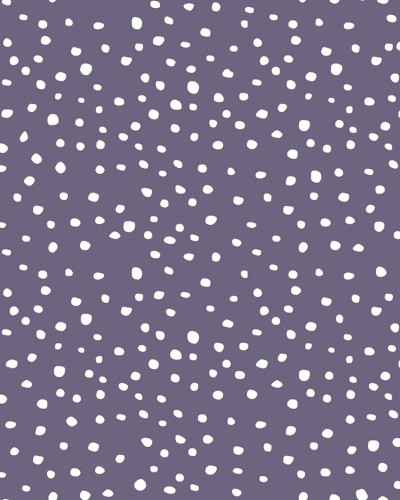 Tapet Rebel Dot, Violet, cu puncte albe fine pe un fundal violet