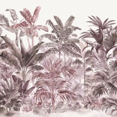 Fototapet Pride Palms, Plum, personalizat, Rebel Walls