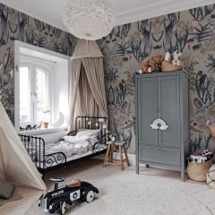 Fototapet The Swedish Forest, Blue, personalizat, Rebel Walls