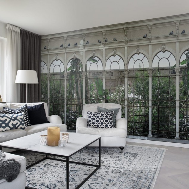 Tapet Dove Gardens - o grădină de lux pentru casa ta.