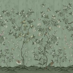 Fototapet Chinoiserie Chic, Jade, personalizat, Rebel Walls