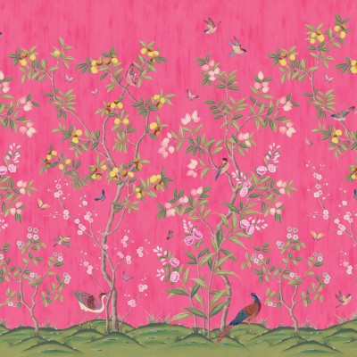 Chinoiserie Chic, Fuchsia, Rebel Walls