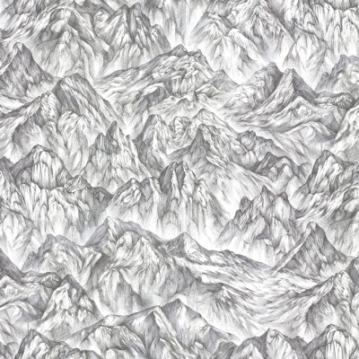 Tapet cu design minimalist, inspirat de natura, cu munți impunători creați cu linii grafice precise. Perfect pentru birouri, dormitoare sau orice spațiu modern.