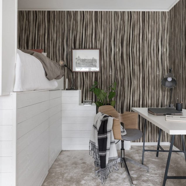 Tapet 3D cu design natural