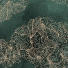Foto tapet 3D Opulence, Jade, personalizat, Rebel Walls