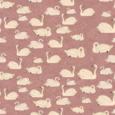 Foto tapet 3D Cygne, Rose, personalizat, Rebel Walls