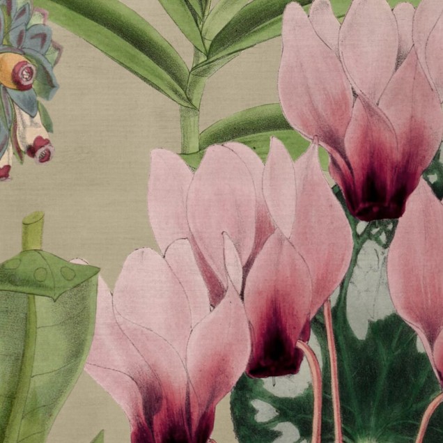 Tapet floral 3D Alice's Garden, cu design modern și elegant, perfect pentru dormitoare, livinguri sau birouri.