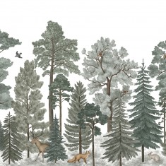 Foto tapet 3D Scandinavian Bellewood, Animal, personalizat, Rebel Walls