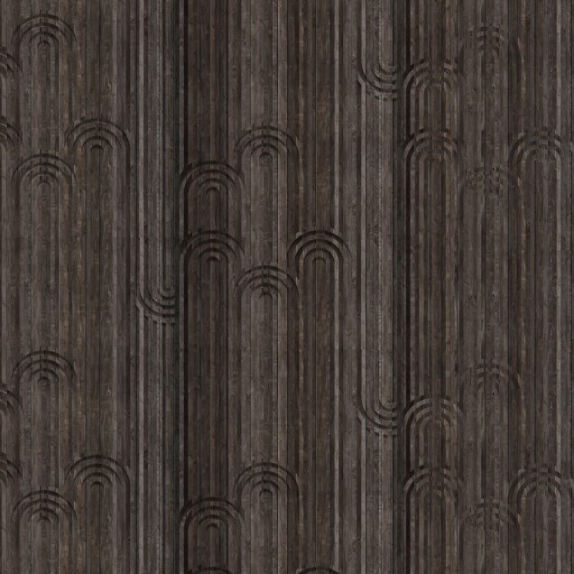 Tapet 3D Timber Arch - tapet modern cu aspect de lemn pentru un look elegant