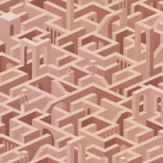 Foto tapet Metropolis, Maze, personalizat, Rebel Walls