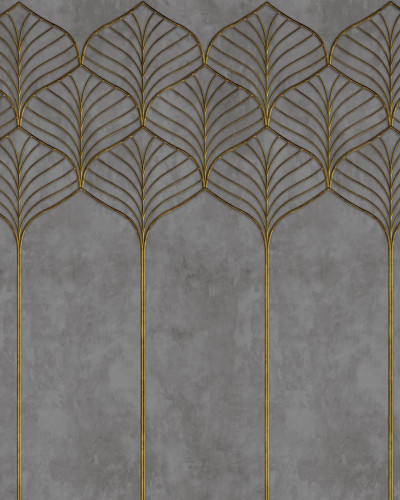 Tapet 3D cu design geometric