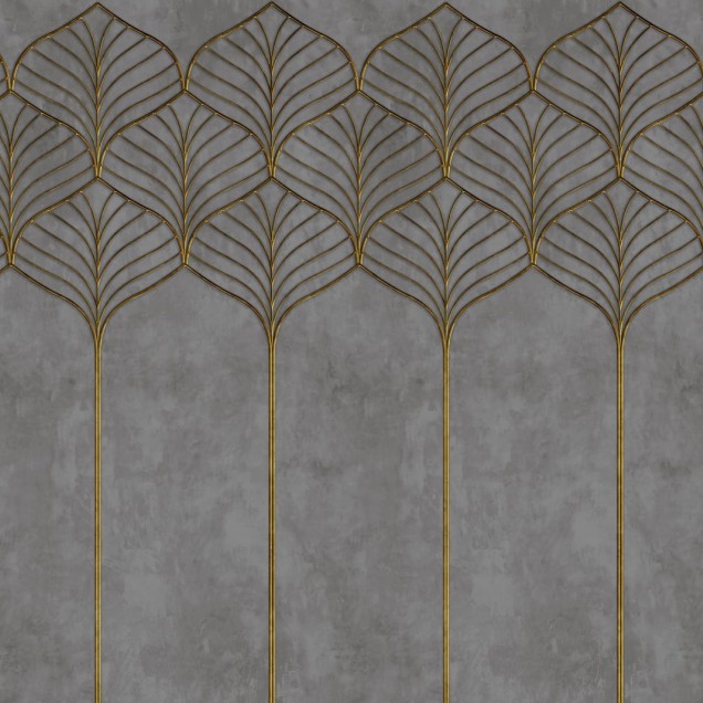 Tapet 3D cu design geometric