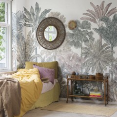 Fototapet Tropical Bellewood, Bubblegum, personalizat, Rebel Walls
