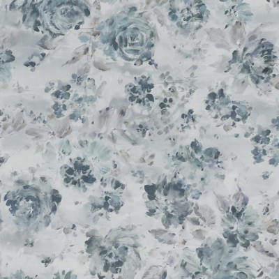 Tapet cu flori Fontvieille, Light Blue, design modern, colorit delicat