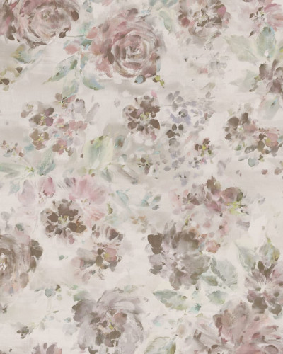 Tapet floral roz prafuit Fontvieille, perfect pentru dormitor, sufragerie sau bucatarie.