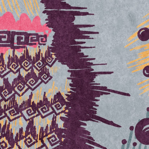 Tapet modern cu Zebra Skin, Candy. Un design vibrant și grafic, perfect pentru a da o notă de eleganță oricărei încăperi.