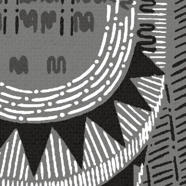 Tapet Manhattan Graphite cu un design artistic al orașului Manhattan