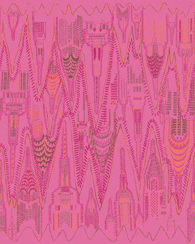 Manhattan, Hot Pink, Rebel Walls