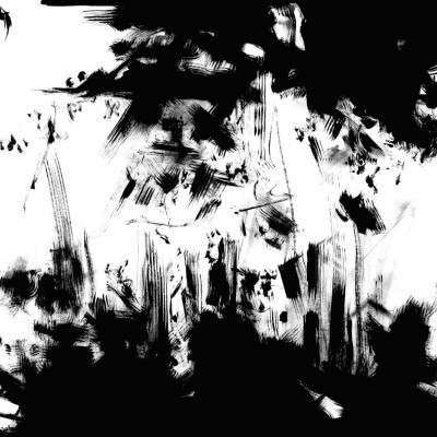 Tapet abstract modern in nuante de gri si negru, Structure, Graphite