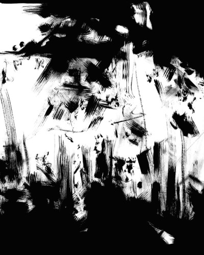 Tapet abstract modern in nuante de gri si negru, Structure, Graphite
