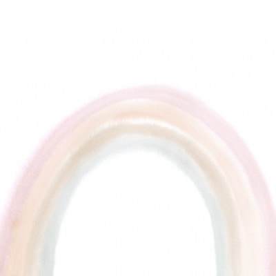 Tapet cu un curcubeu delicat pentru camera copiilor, cu design minimalist si nuante pastelate.