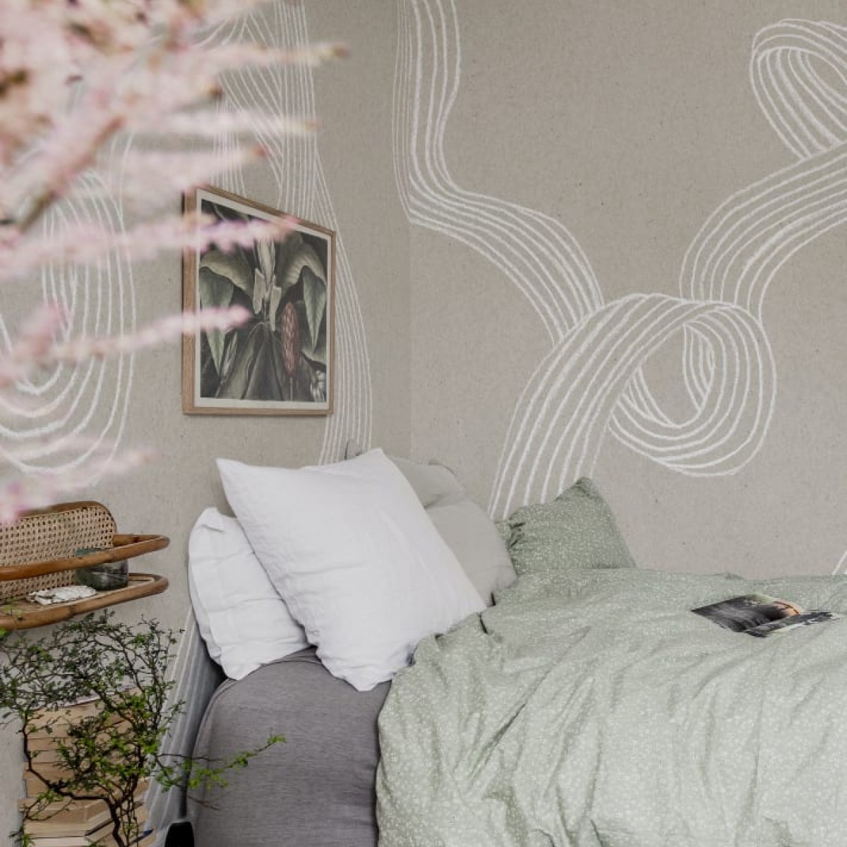 Foto tapet Stripes, Sand, personalizat, Rebel Walls, Fototapet dormitor 