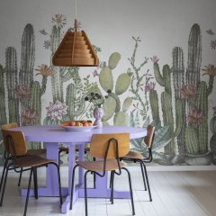 Fototapet Playfull Cactus, Ivory, personalizat, Rebel Walls