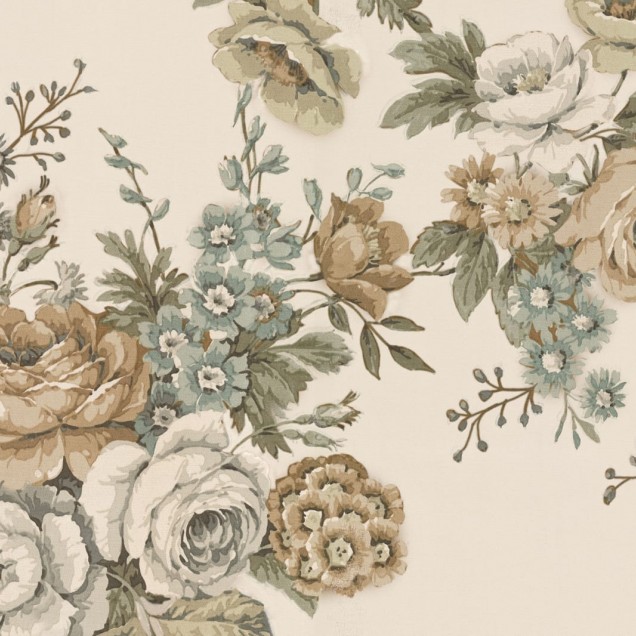 Tapet floral Efraim, Beige