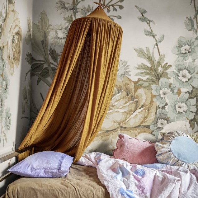 Tapet floral Efraim, Beige