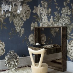 Fototapet Efraim, Dark Blue, personalizat, Rebel Walls