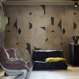 Fototapet Rebel Walls RBW-R18511. Conține culorile: Fildeș, Gri, Gri Grafit, Bej, Bej Maroniu