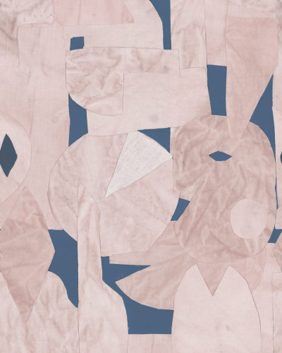 Fototapet Bruno roz cu design geometric abstract