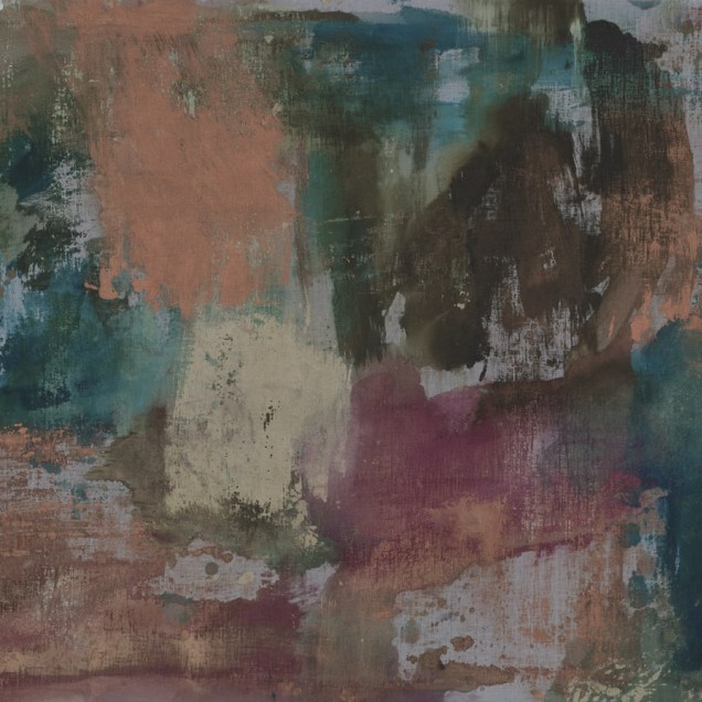 Tapet abstract cu accente de culoare, Big Strokes, Multi.